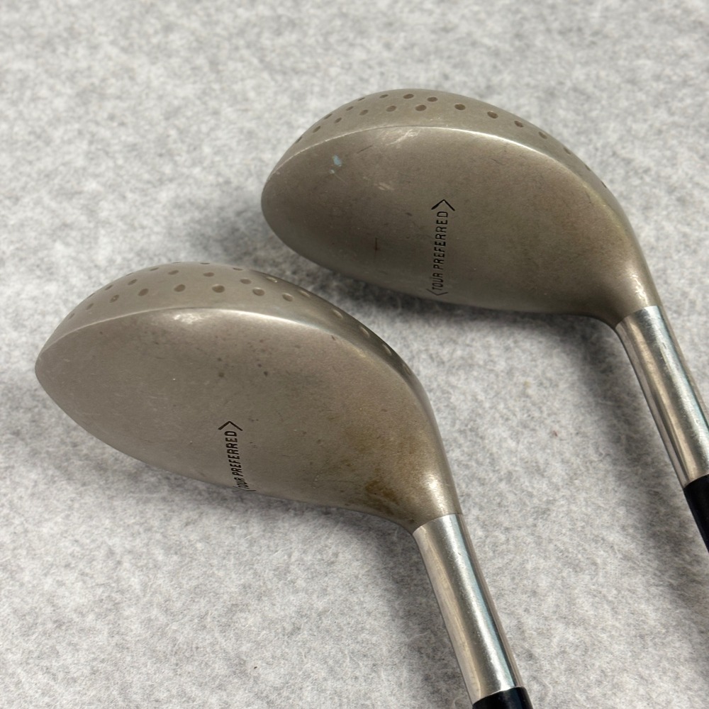 TaylorMade Burner Tour Preferred 3 & 5 Wood Set Dynamic Gold Steel w Headcovers - Picture 4 of 8
